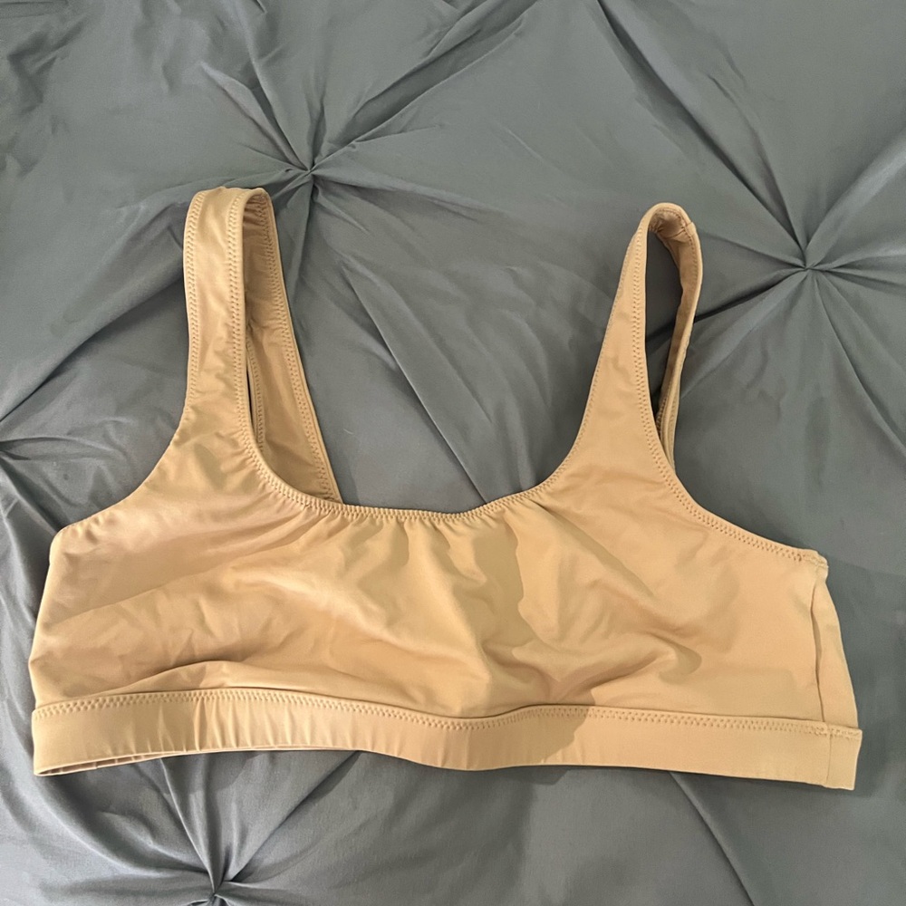 Nude SKIMS bikini top, size L